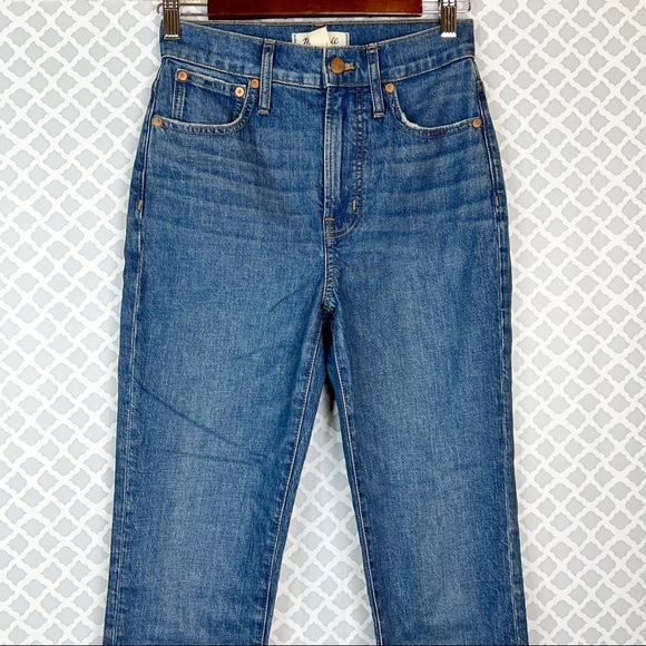 NWOT Madewell The Perfect Vintage Full-Length Jean in Sanderson Wash - Picture 3 of 13